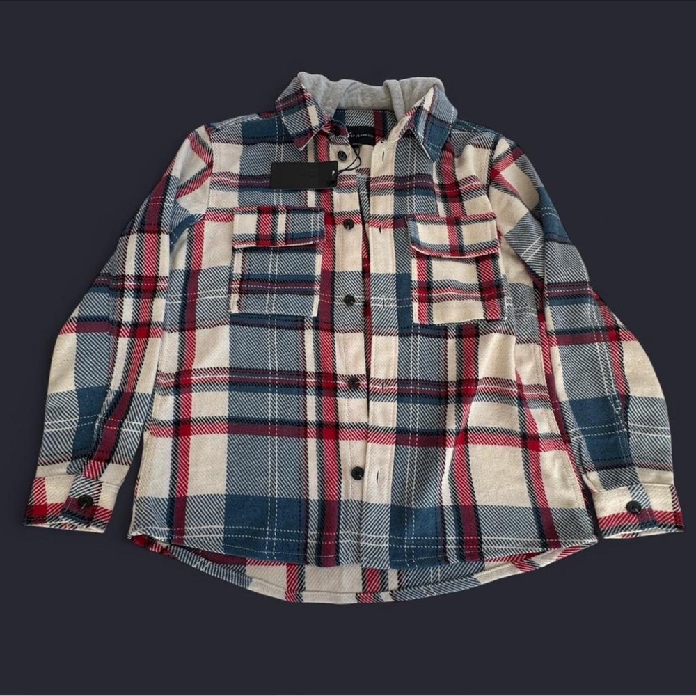 NWT Men’s Silver Jeans Co Flannel Shacket, Sz Medium